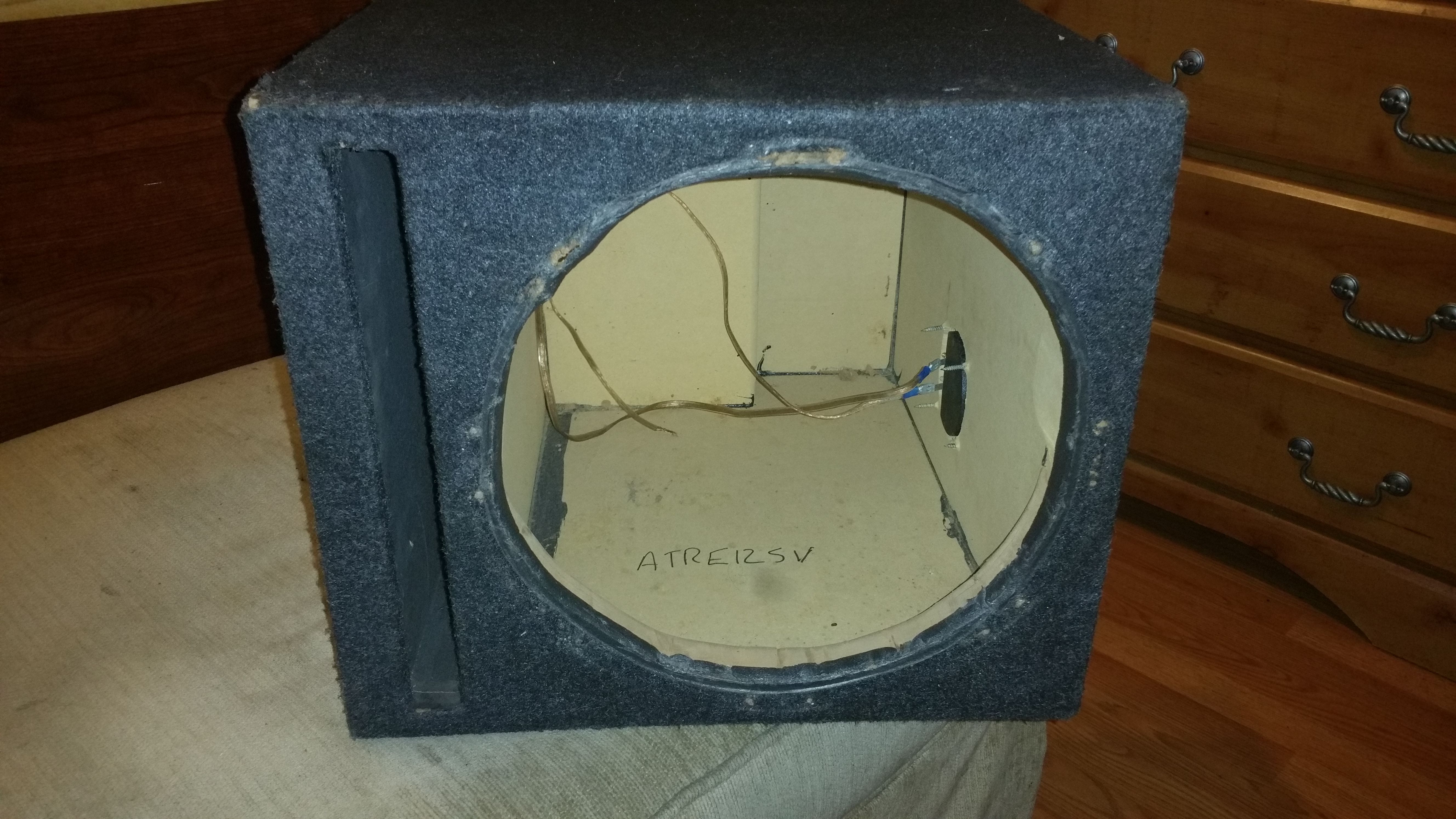 Single 12" ported box