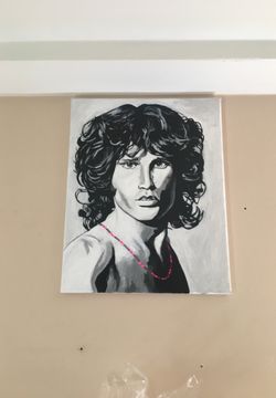 Jim Morrison painting