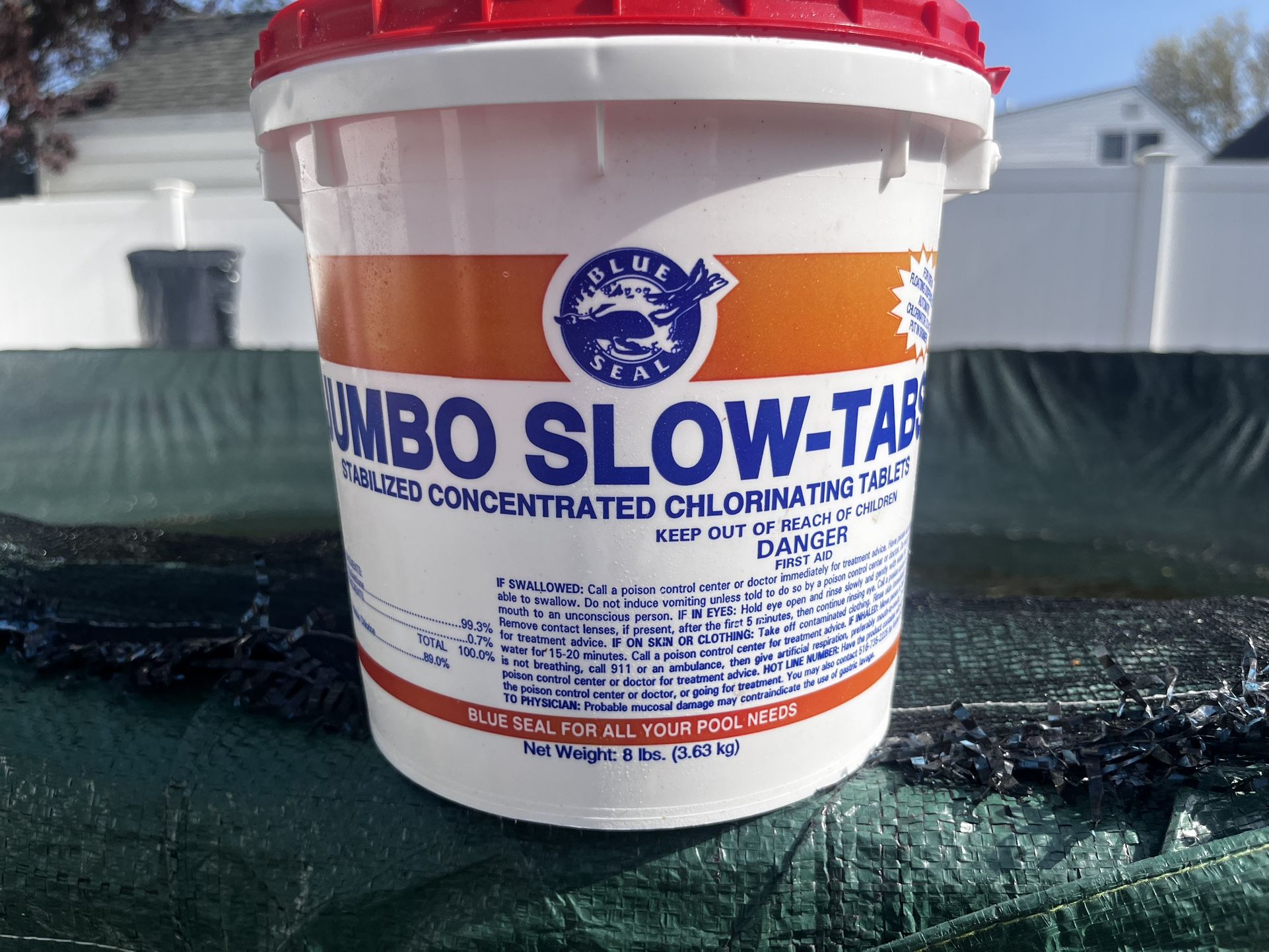 Slow Tabs Chlorine Tabs 8 Lbs