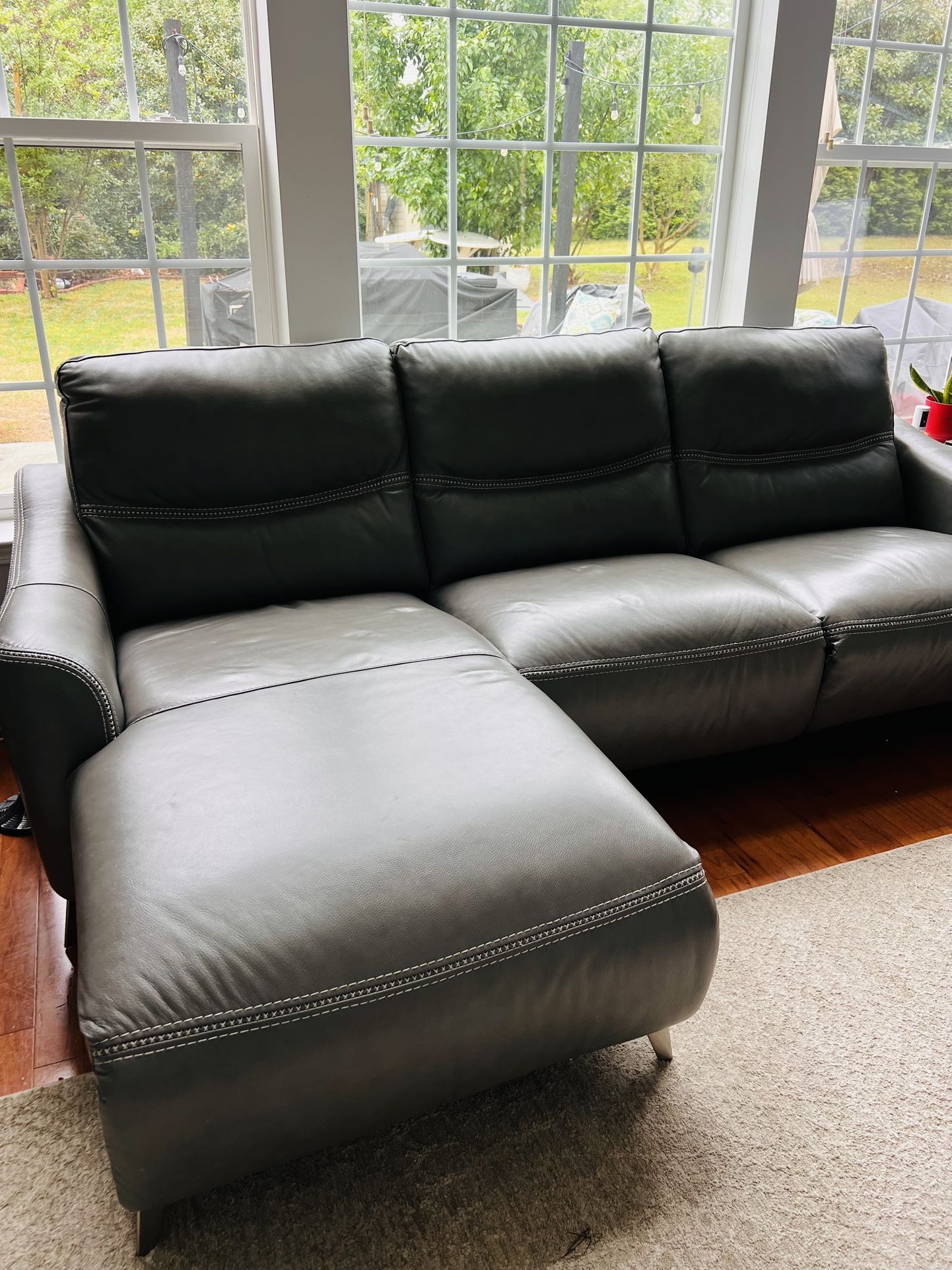 Leather Sectional
