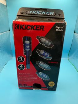 Kicker KI44 4-Channel RCA Signal Cable