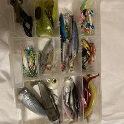 Tackle Box Full Of Tackle Trades Or Buy Can Negotiate 