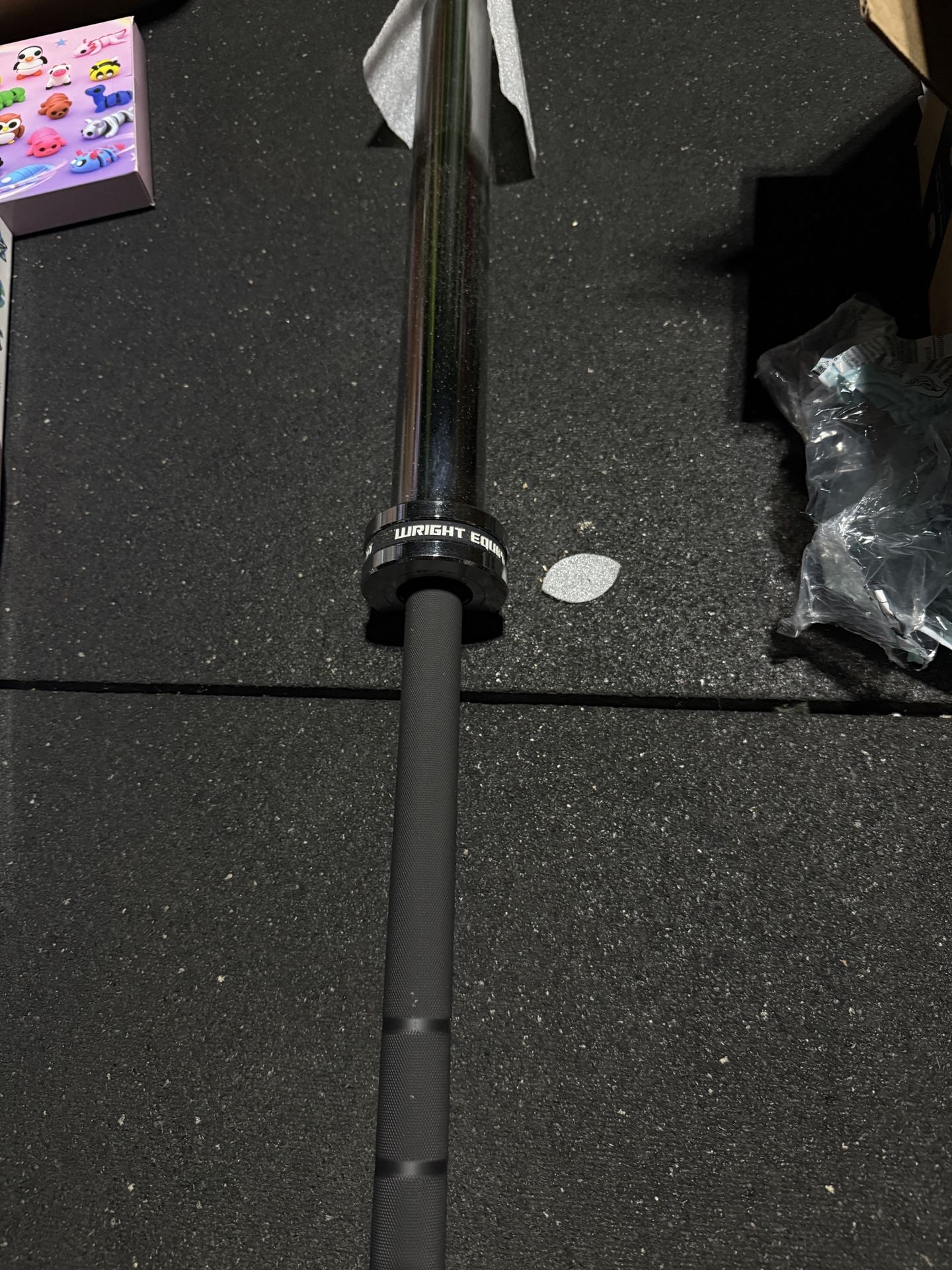 BRAND NEW - 20kg 45lb Mens Olympic Needle Bearing Wright Barbell - NEVER BEEN USED