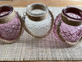 Glass Hanging Lanterns And Jars