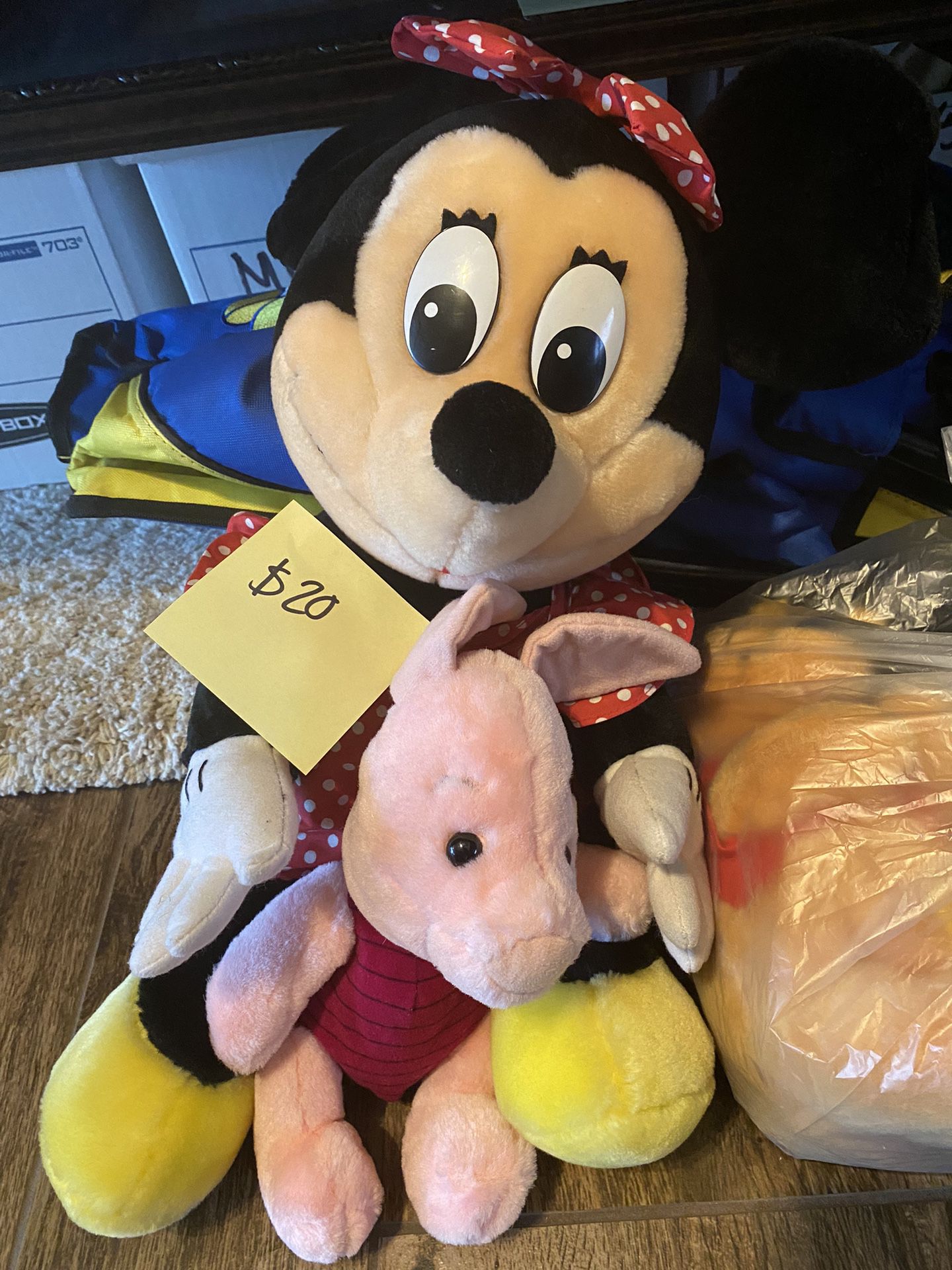 Minnie & Piglet Stuffed Animals 