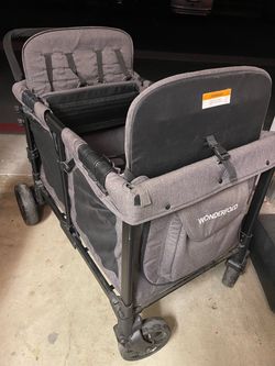 Wonderfold Wagon W4 with canopy cover