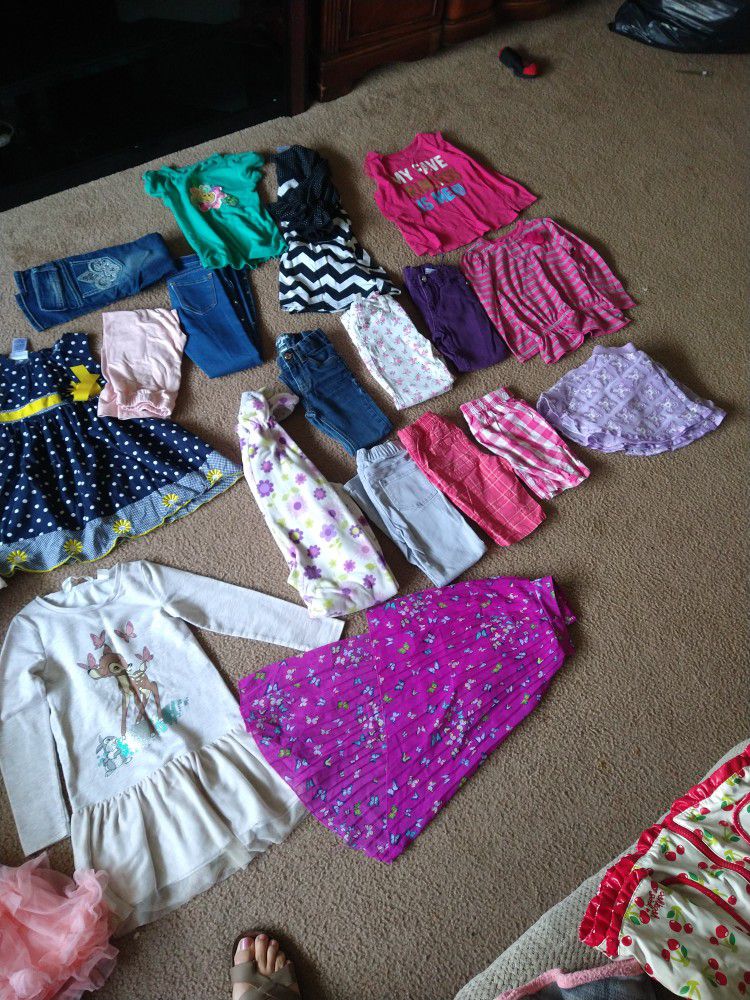 Girl Clothes Size 5 6 And 7