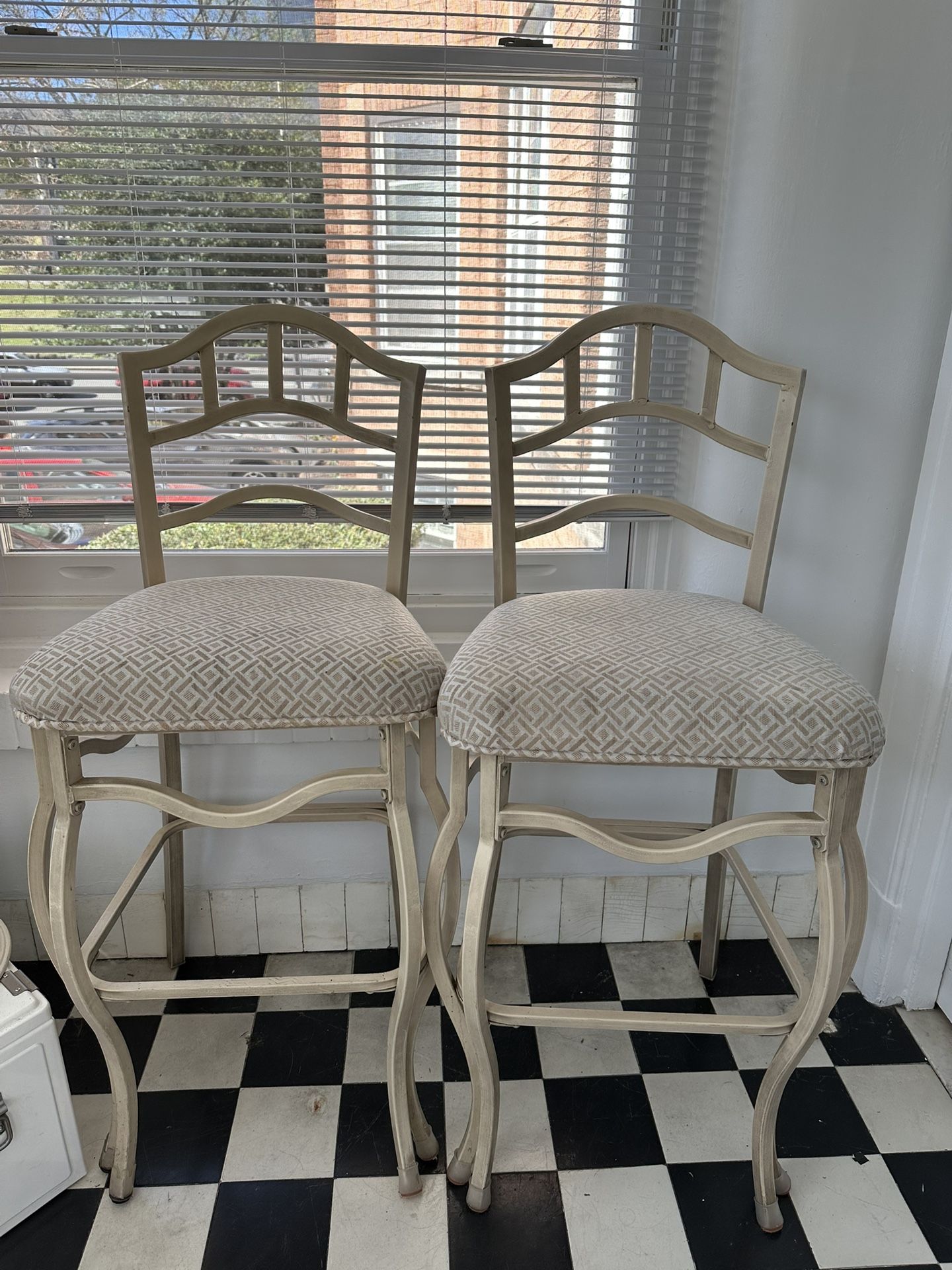 High top Metal Chairs