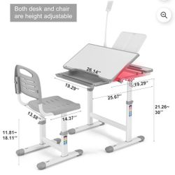 Escritorio Para Niños Adjustable Como Nueva