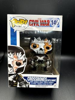 Funko Pop Marvel Captain America Civil War Crossbones Bobblehead