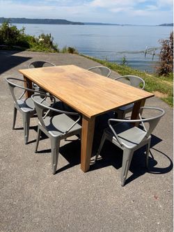 Crate & Barrel Dining Table