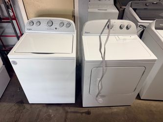 Whirlpool washer and dryer set large Capacity electric