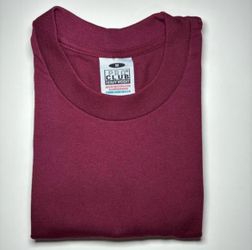 Medium Maroon Heavyweight Pro Club T-shirt