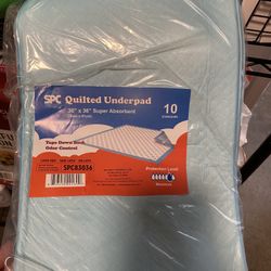 SPC Quilted Underpads 30x36 Extra Large 