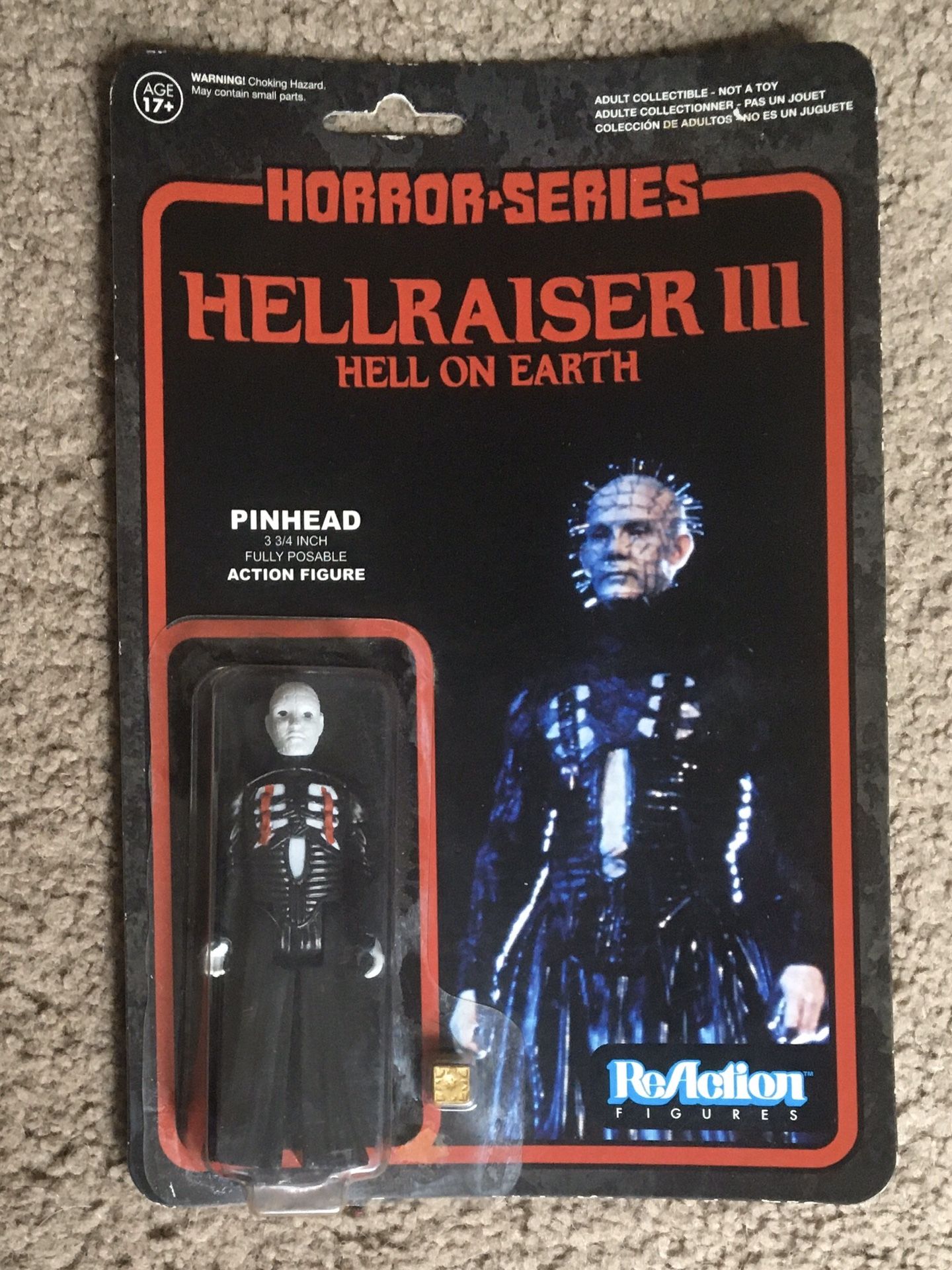 ReAction 3 3/4” Pinhead Hellraiser Figure