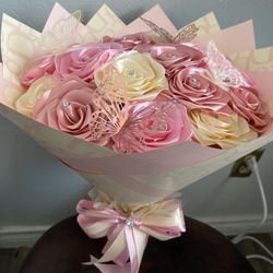 Ramo de 18 Flores Eternas 