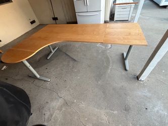IKEA Birch Galant Corner Work Desk