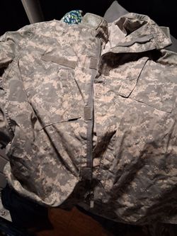 Army ACU Digital Camo Military Jacket