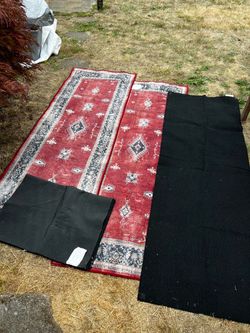 Ruggable Washable Runner Rugs - Set of 2 covers + 2 pads