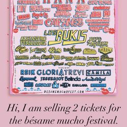 Bésame Mucho Festival Tickets 