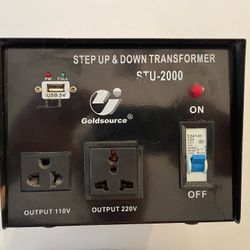 Goldsource 2000W Step-Up/Step-Down Voltage Converter Transformer