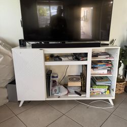 Free White TV Stand