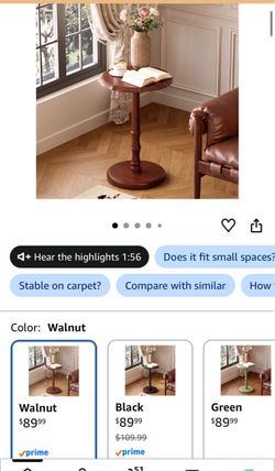 Brown small table