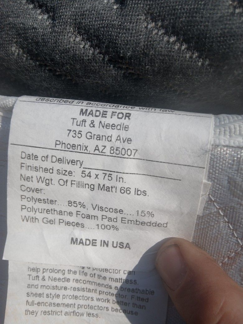 Mattress And Box Spring (Frame, If You Want)