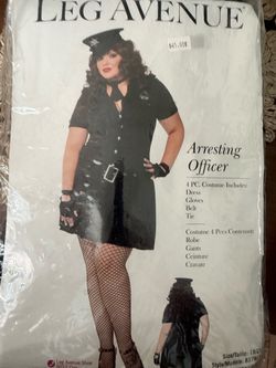 Cop Costume 1X/2X New!!!