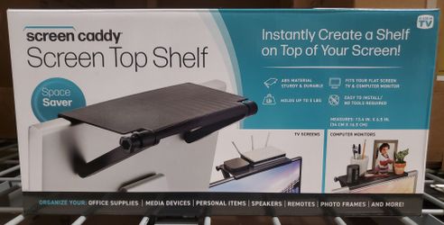 Screen Caddy Screen Top Shelf