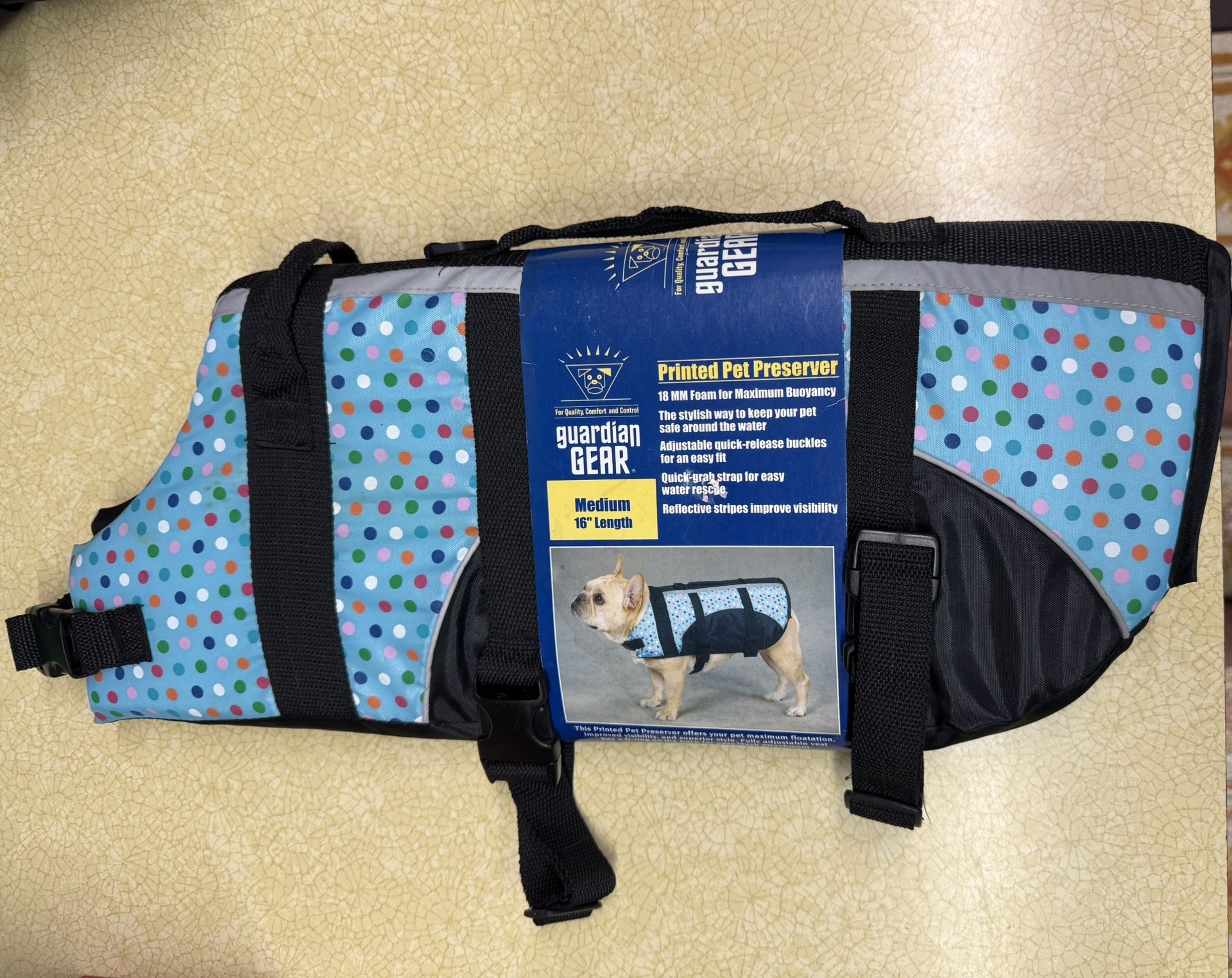 New Dog Life Jacket- Medium