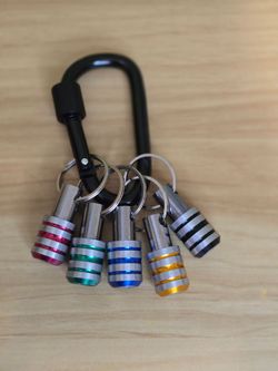 5-Piece Hex Shank Keychain Bit Holder Sets