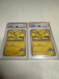 Pikachu (Illustration Contest 2024) Pokémon Scarlet & Violet Black Star PSA 9