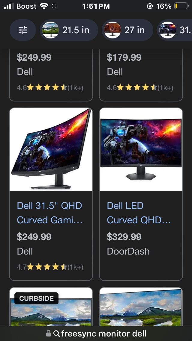 Dell Curve Monitor