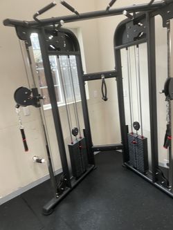 Salas Fit- Functional Trainer New Cable Machine Dual Pulley Fitness Equipment Fit Fitness Exercise Equipment Brand New Weights Stack Weight Plate