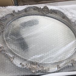 Golden Silver Mirror