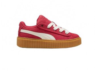Puma Creeper Phatty Corduroy - Women's Size 5.5 - Red/White/Gum - 399871 04