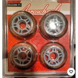 Aerowheels ... High-end Rollerblade Wheels 76x 24mm
