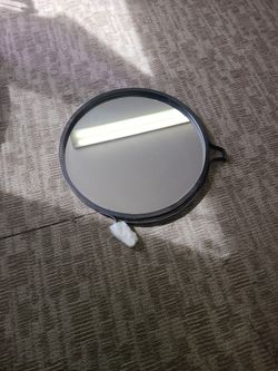 Round Wall Mirror With Strap