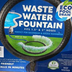 pool Waste Water Fountain