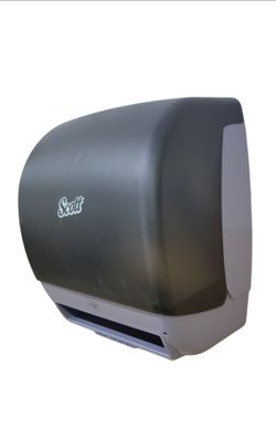 Scott Essential Touchless Electronic Roll Paper Towel Dispenser - Black AC/Battery Dual Power