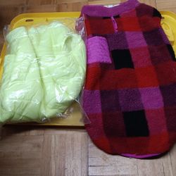Set Of 2 XL DOGGIE COATS