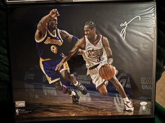 Allen Iverson 16x20 Autographed Photo With COA