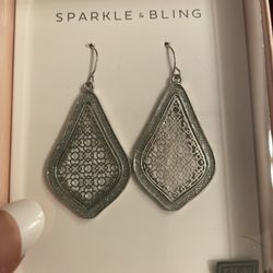 sparkle and bling earrings 