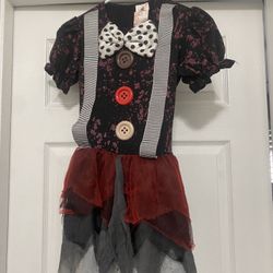 Little Girls, Ugly Scary Clown Dress Size 8/10
