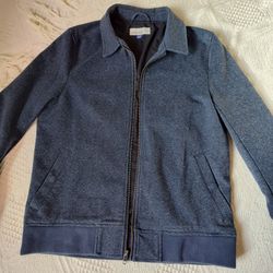 Knit Full Zip Knit Harrington Jacket