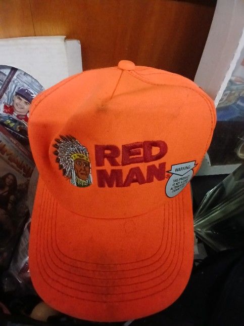 Collectable Red MAN CAP