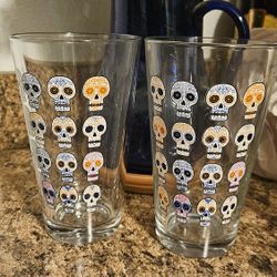 Skull Glass Set 