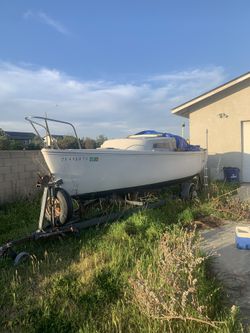 Sail Boat With Trailer