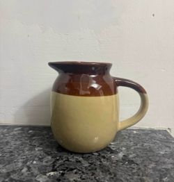 Two-Tone Stoneware Pitcher